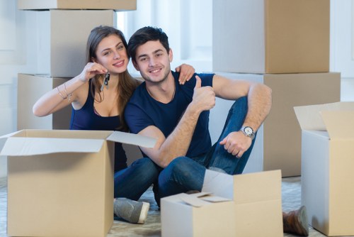 Professional packing and unpacking service materials in Claphampark