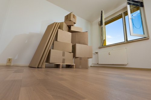 Removal team supporting a residential move in Clapham Park