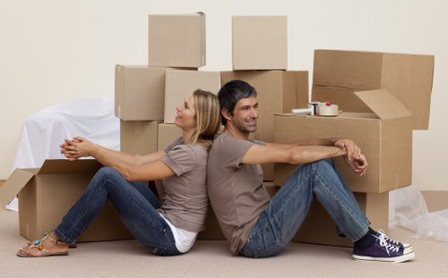 Moving truck service helping with a local move in Clapham Park