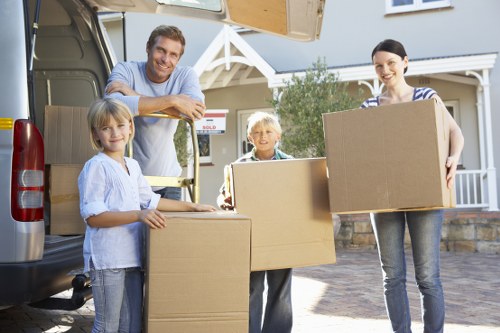Careful packing and labeling for flat removals in Claphampark