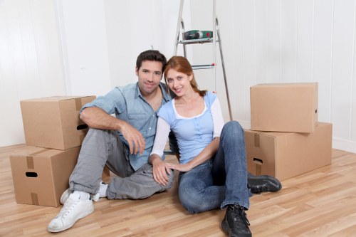 Careful packing and loading for a Claphampark house move