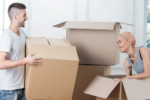 Local removals crew handling furniture transport in Clapham Park