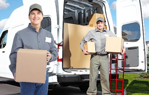 Commercial relocation team planning an office move
